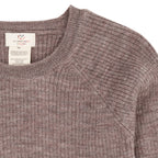 Merino classic rib blouse