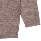 Merino classic rib blouse