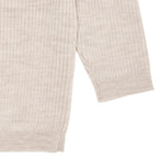Merino classic rib blouse