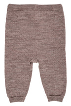 Merino pants with hole pattern