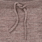 Merino pants with hole pattern