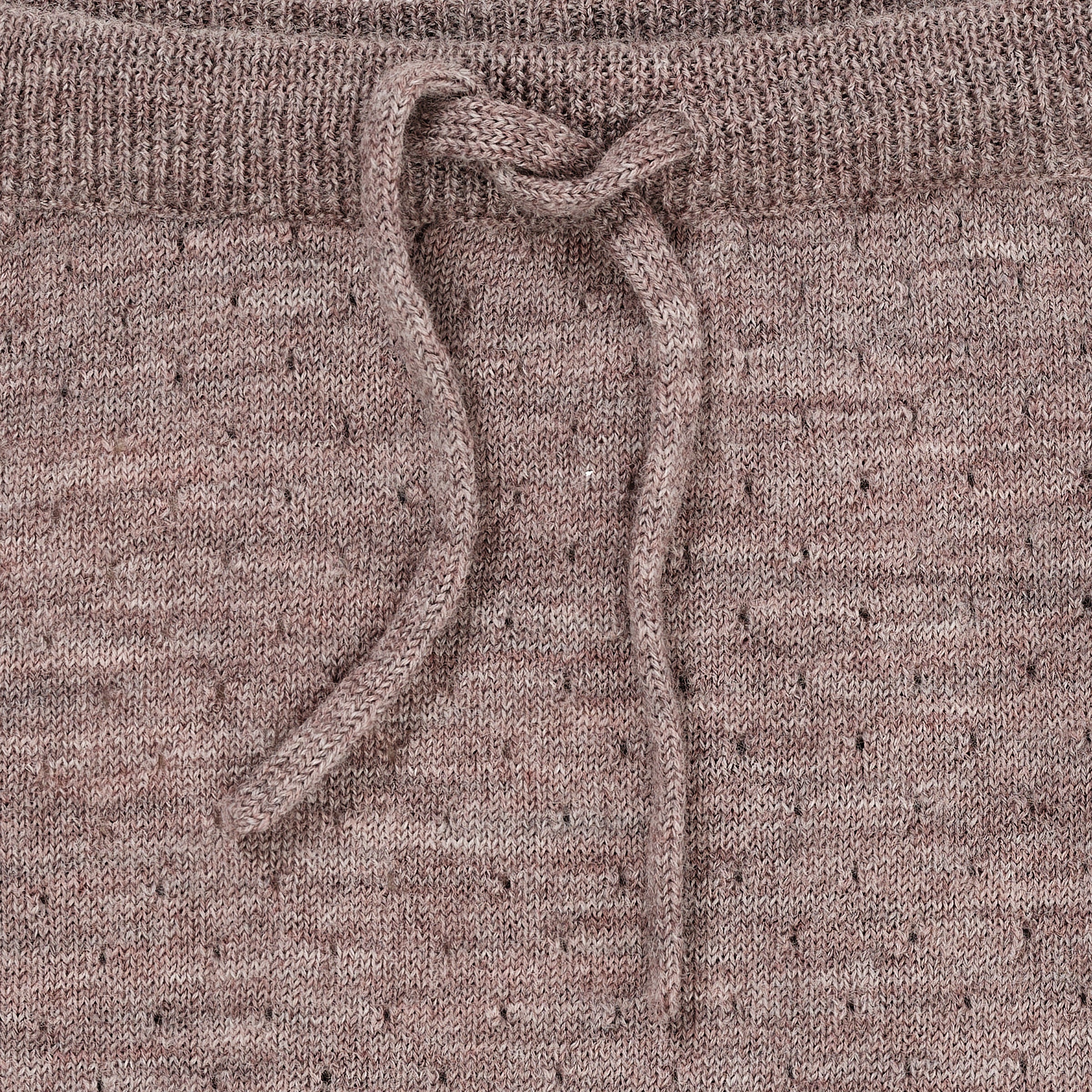 Merino pants with hole pattern