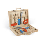 Janod Brico Kids wooden tool box on a white background