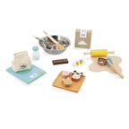 Janod my pastry workshop wooden play set on a white background