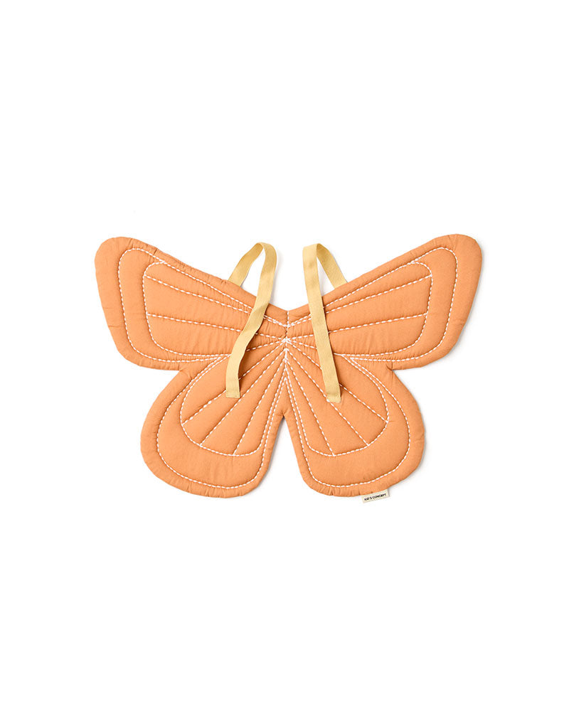 Front view of a Kid's Concept butterfly dress-up costume on a white background