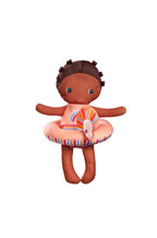 Lilliputiens bath doll unicorn on a white background