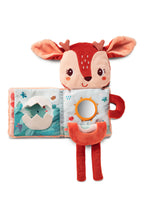 Lilliputiens Stella the Fawn cuddle toy on a white background