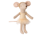 Maileg Ballet Dancer Mouse Big Sister in a tutu dress on a white background
