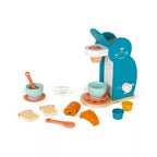 Janod's wooden breakfast play set on a white background