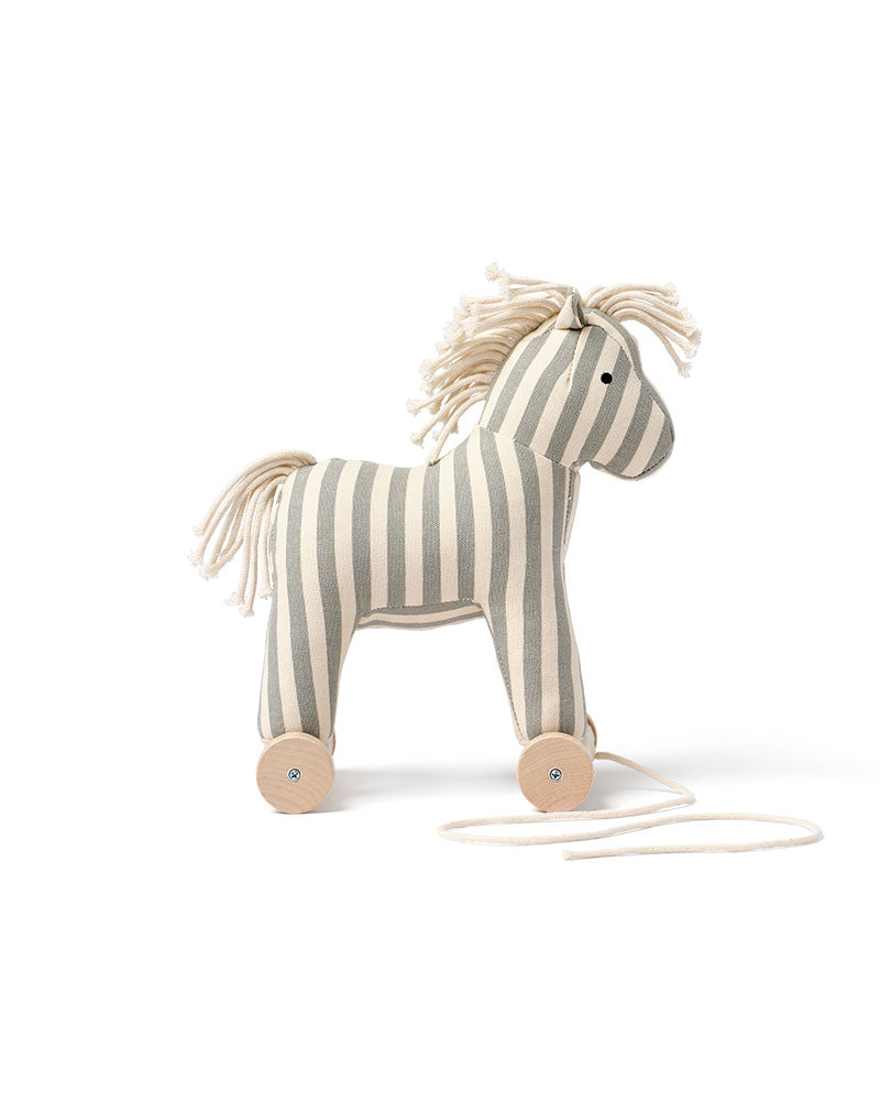 Kid's Concept pull-along horse Sam on a white background