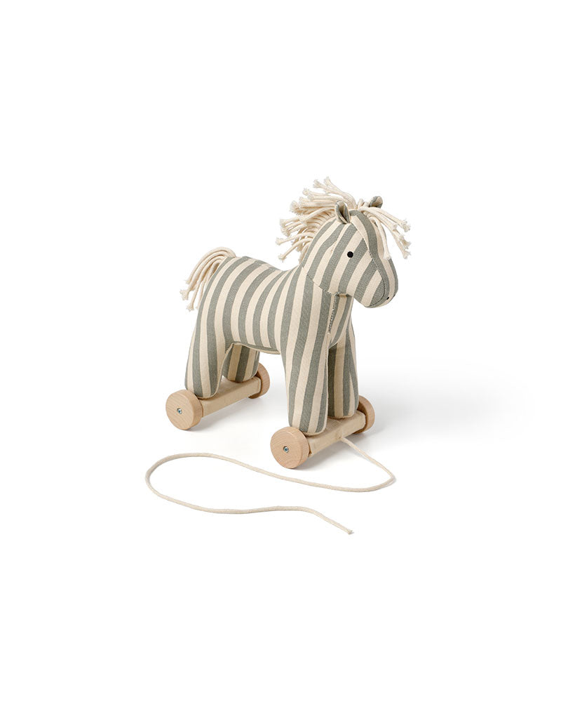 Kid's Concept pull-along horse Sam on a white background