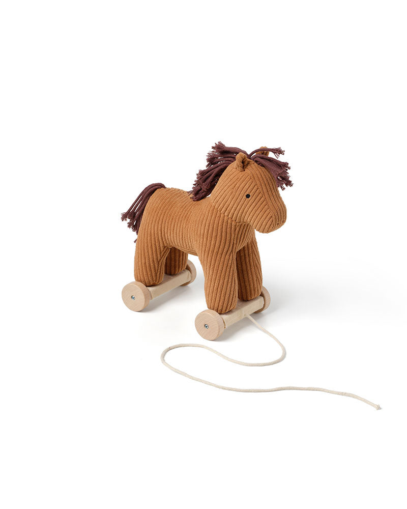 Kid's Concept pull-along horse Vera on a white background
