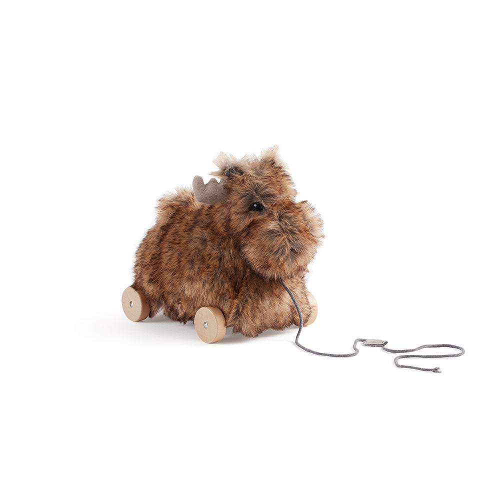 Kid's Concept pull-along moose toy on a white background