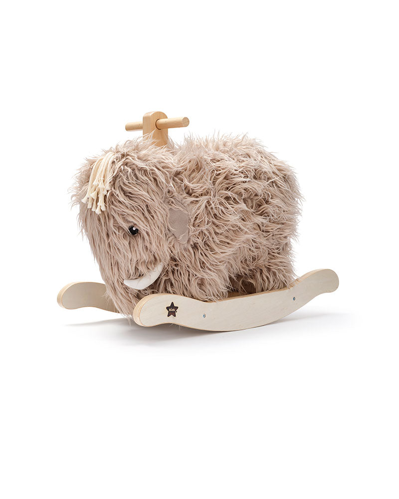 Kid's Concept rocking horse Mammoth on a white background