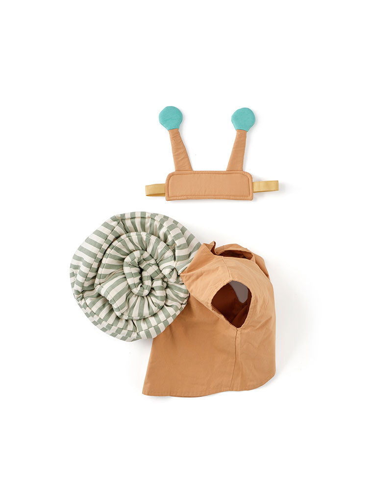 Kid's Concept snail dress-up costume on a white background