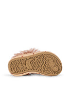 Close-up of a a shoe sole of the Konges Sløjd Amandine frill swim shoe on a white background