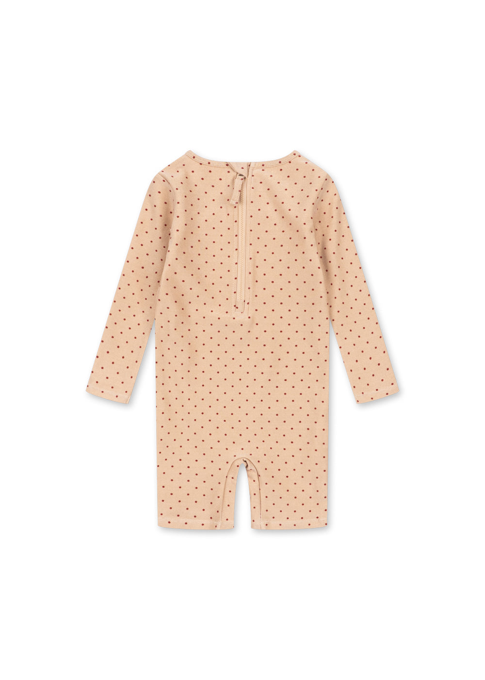 Back view of the Konges Sløjd Amandine swim onesie in Emboldened not on a white background