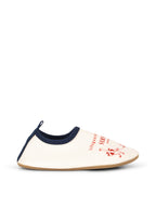 Side view of the Konges Sløjd Aster swim shoes on a white background