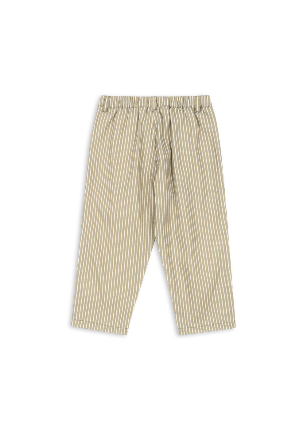 Konges Sløjd Frankie pants in Tea stripe, back view on a white background