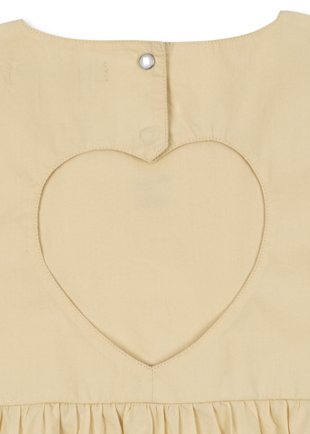 Close-up of a detail of the Konges Sløjd Hearly dress in Sea mist