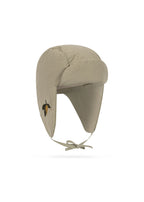 Front view of the Konges Sløjd Juno hat in Laurel Oak on a white background.