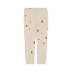 Konges Sløjd Leggings in Lemon, front view on a white background