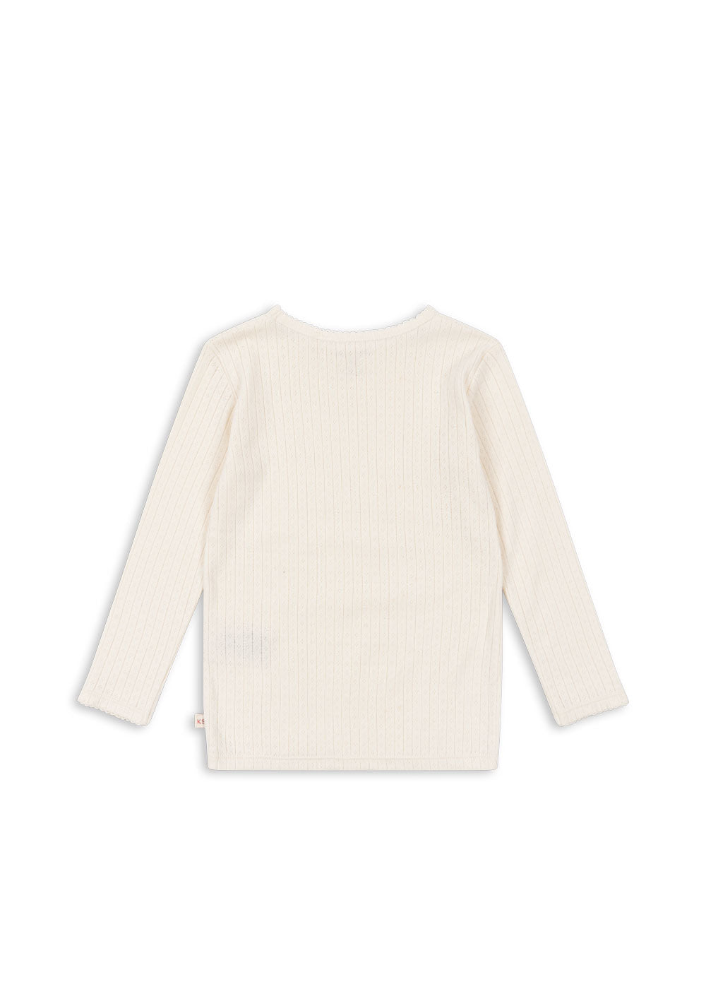 Konges Sløjd Minnie blouse in Antique white, back view on a white background
