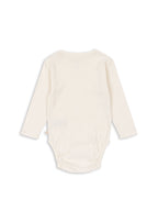 Konges Sløjd Minnie body in Antique white, back view on a white background