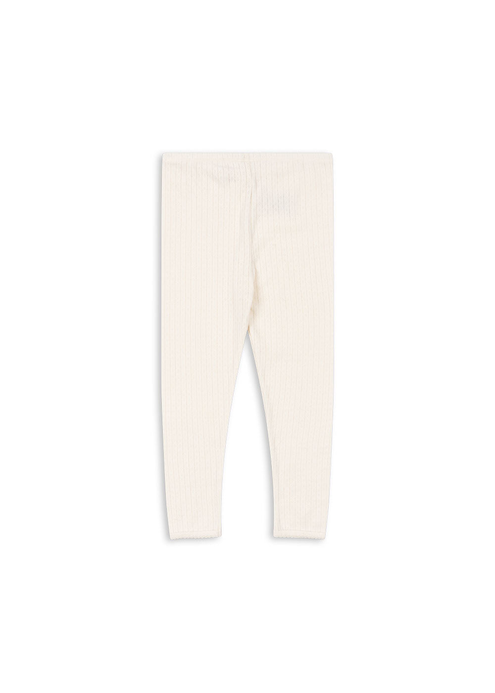 Konges Sløjd Minnie pants in Antique white, back view on a white background