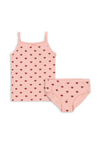 Konges Sløjd Minnie underwear in Amour rouge, front view on a white background