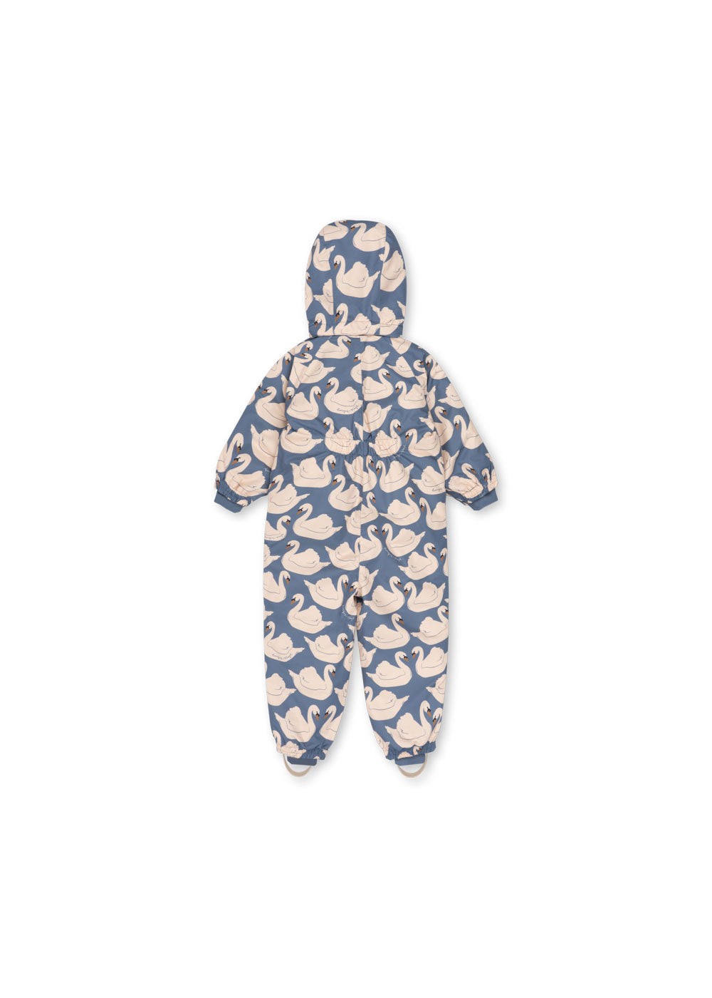 Back view of the Konges Sløjd Nohr in Swan print on a white background