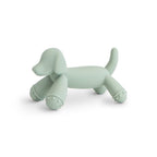 Mushie figurine teether in Dog on a white background