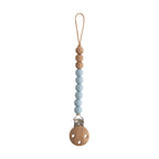 Mushie pacifier clip Eva in Cloud on a white background