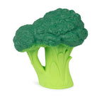 Oli&Carol Brucy the Broccoli natural rubber teether on a white background