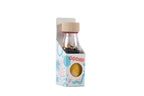 Petit Boum sensory bottle Bees displayed with original packaging