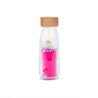 Petit Boum Sea sparkle sensory bottle, front view