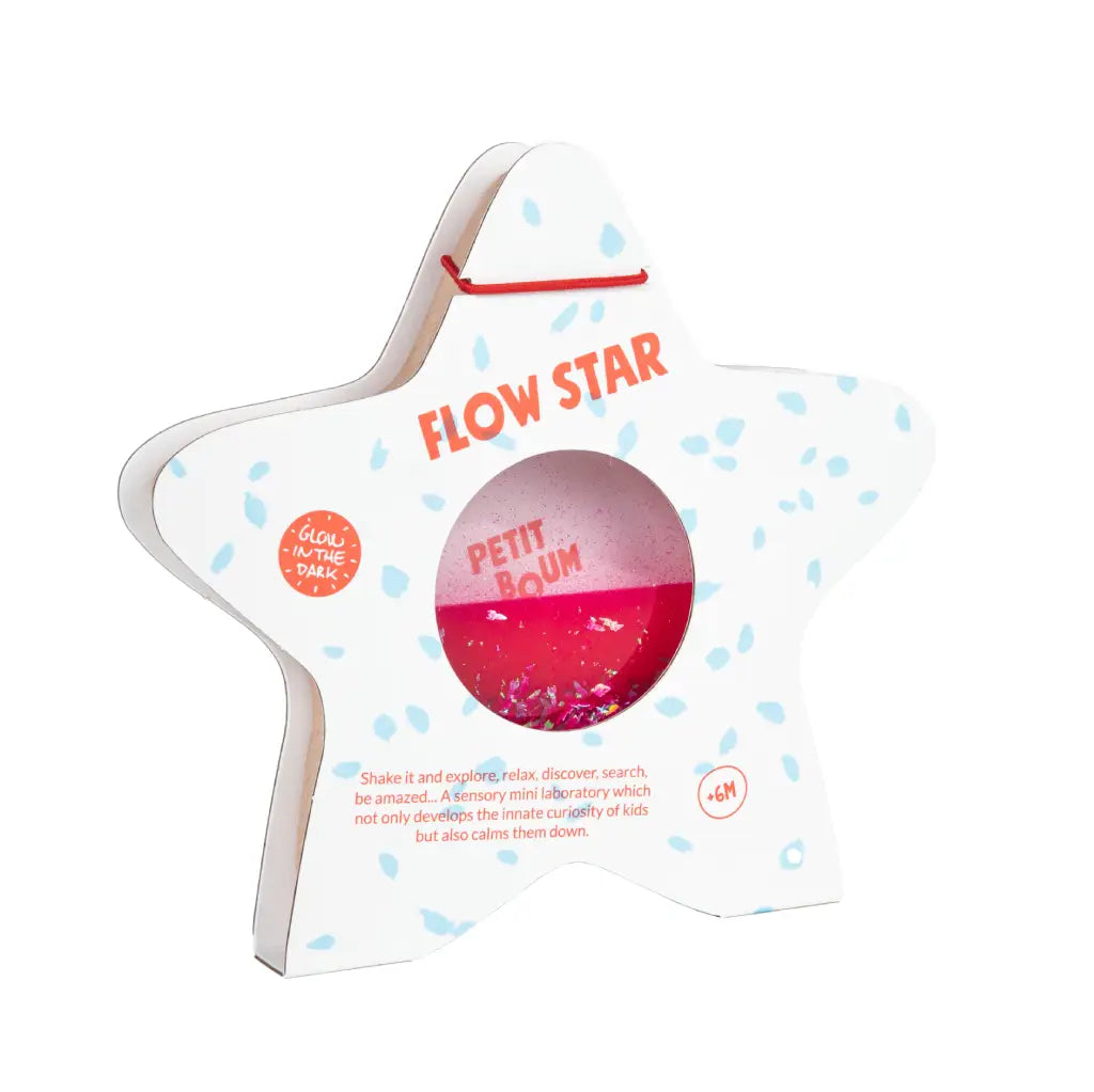 Petit Boum sensory star Nébula displayed with original packaging